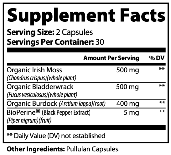 nanonourish™ sea moss, product image