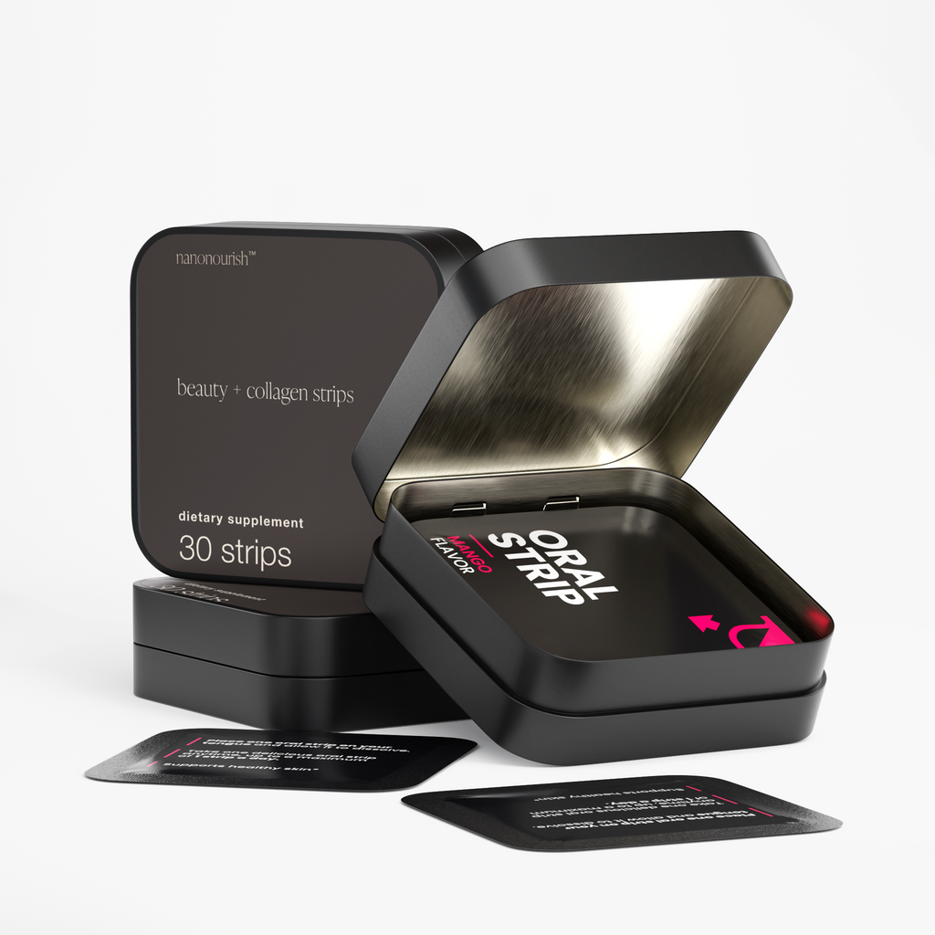 nanonourish™ beauty + collagen strips, label view 3
