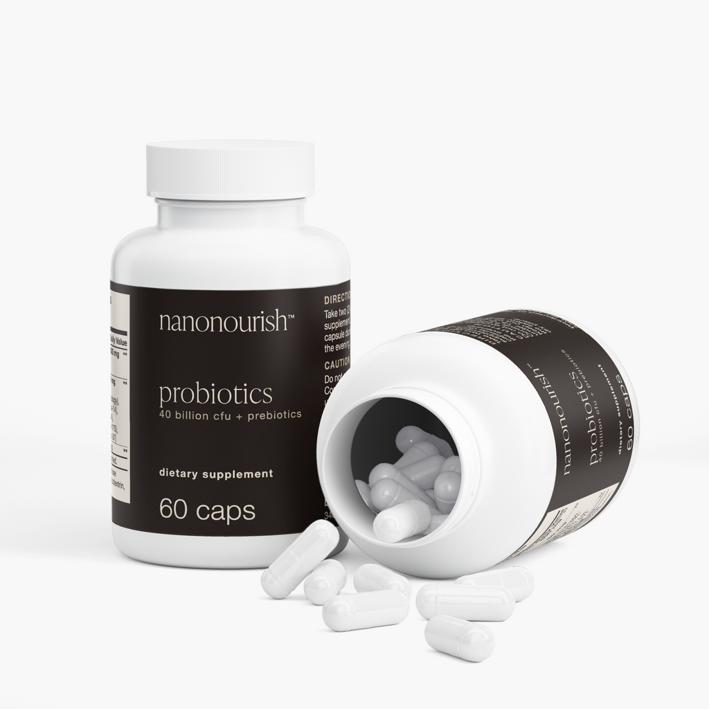 nanonourish™ probiotics, label view 3