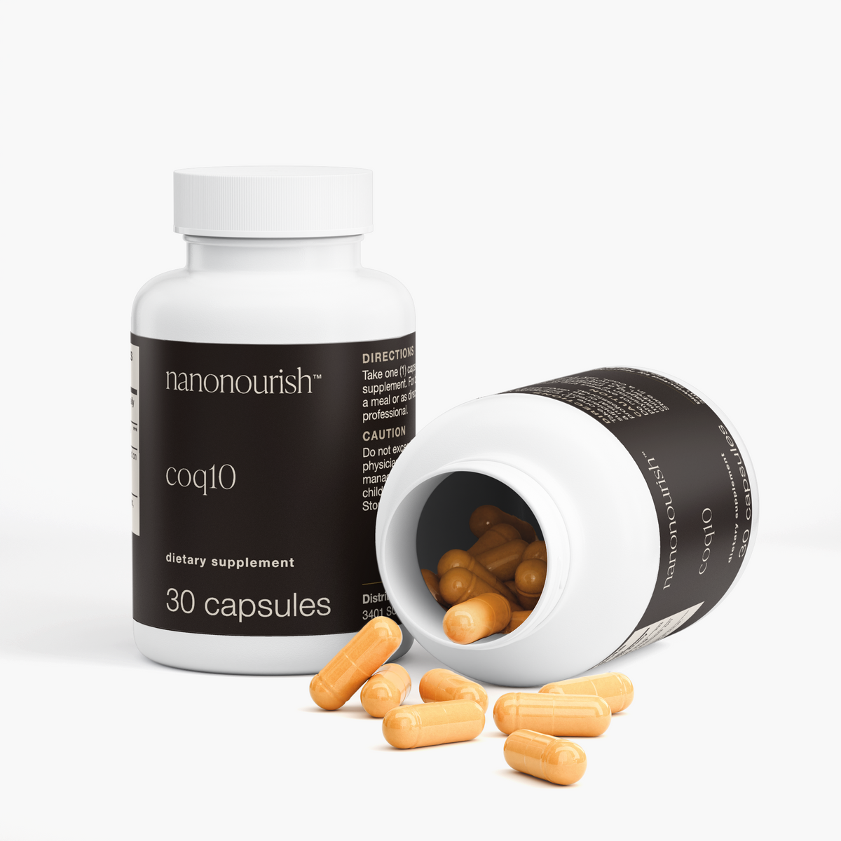 nanonourish™ coq10, label view 3