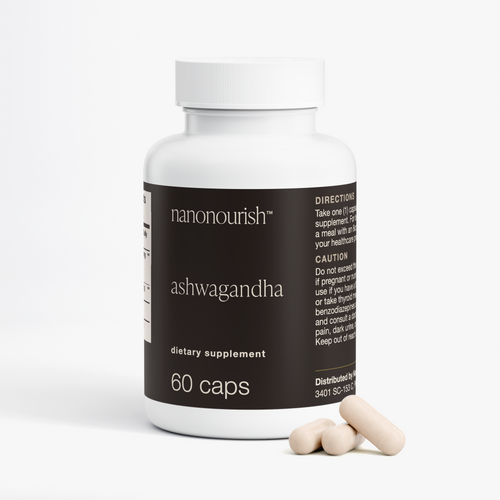 nanonourish™ ashwagandha, label view 2
