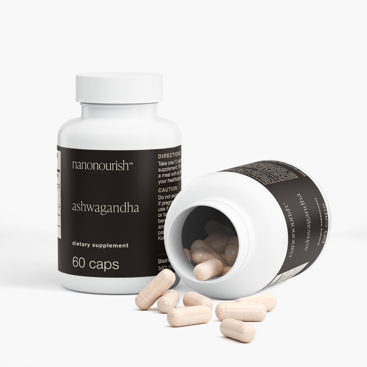 nanonourish™ ashwagandha, label view 3
