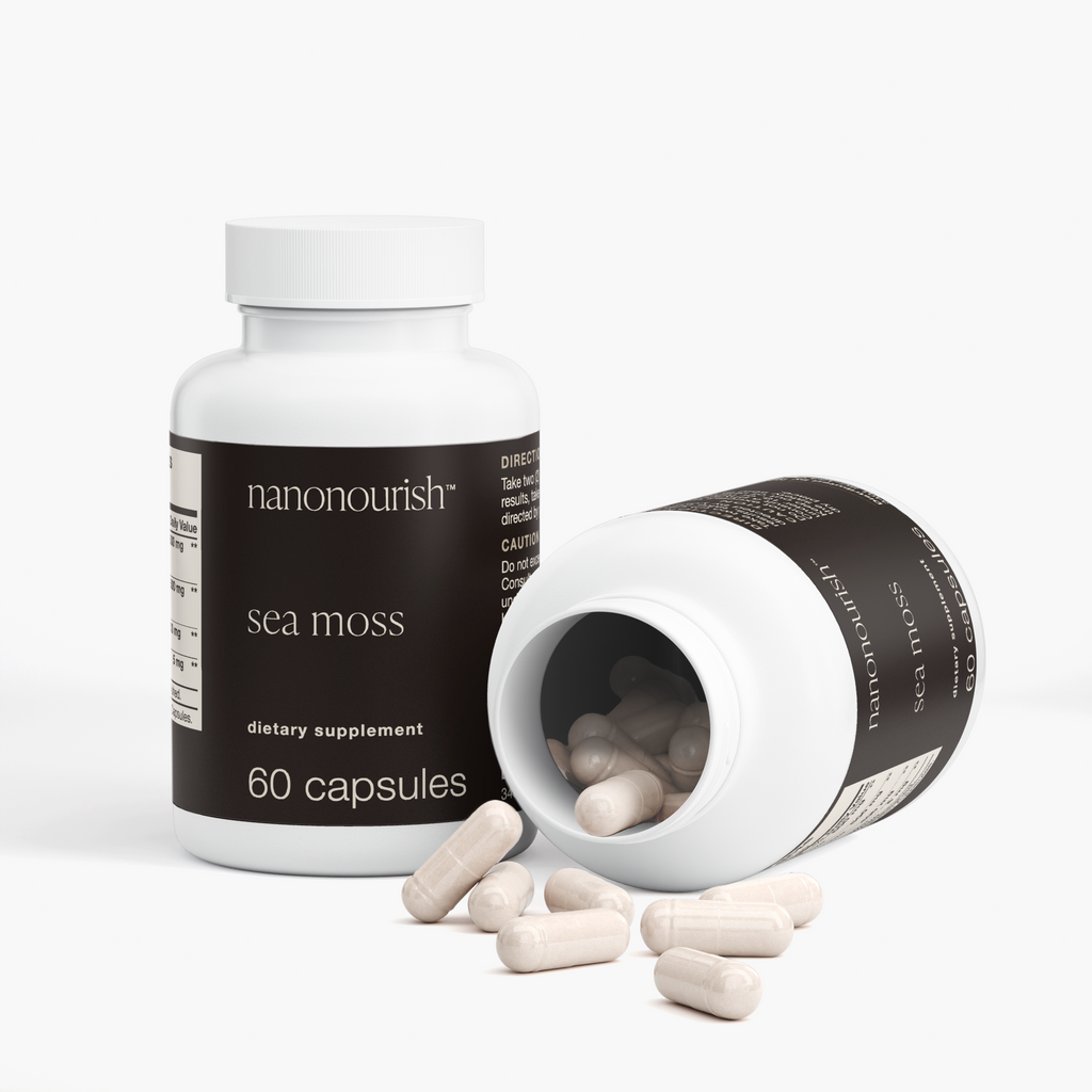 nanonourish™ sea moss, label view 3