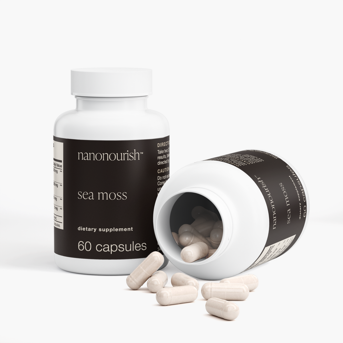 nanonourish™ sea moss, label view 3