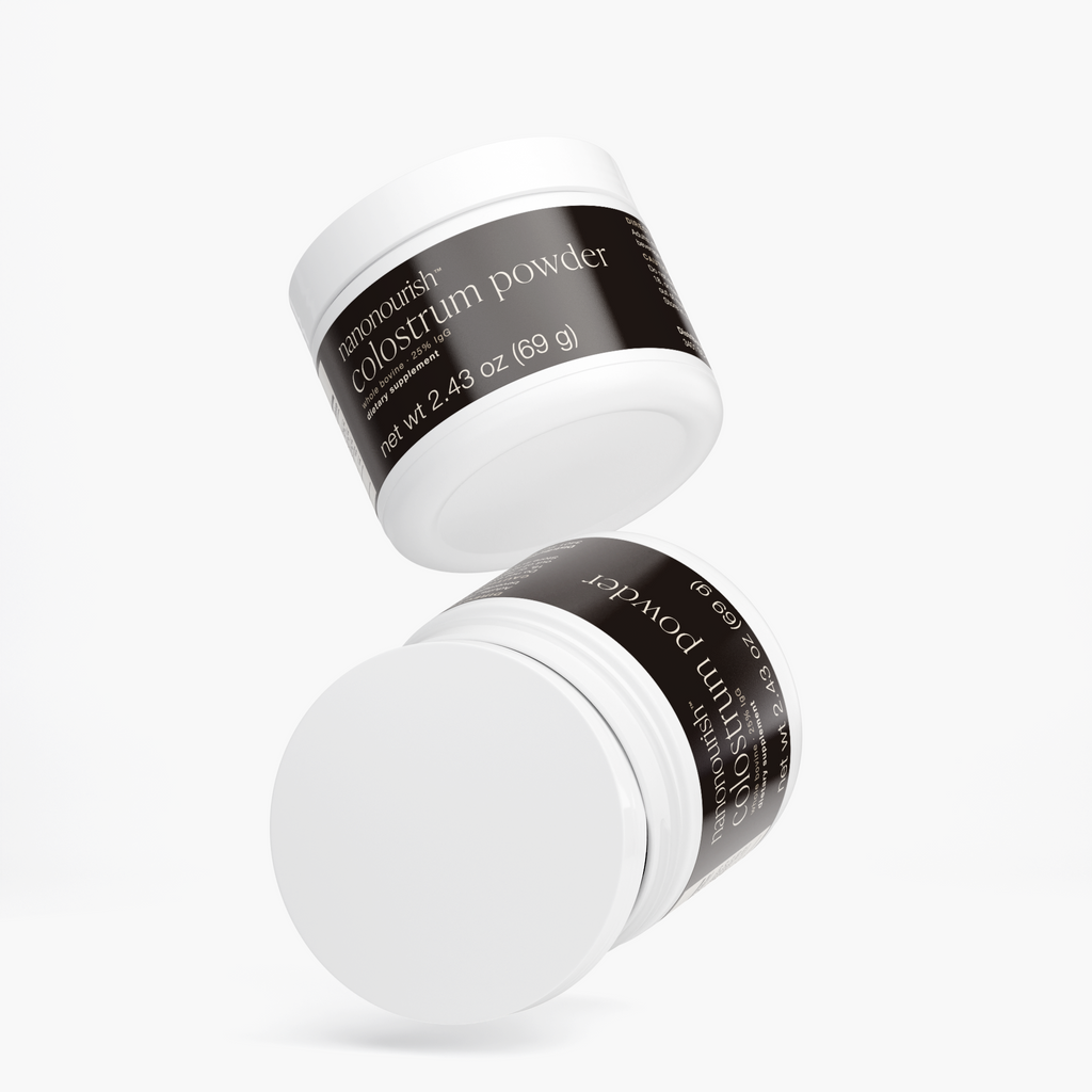 nanonourish™ colostrum powder, label view 4