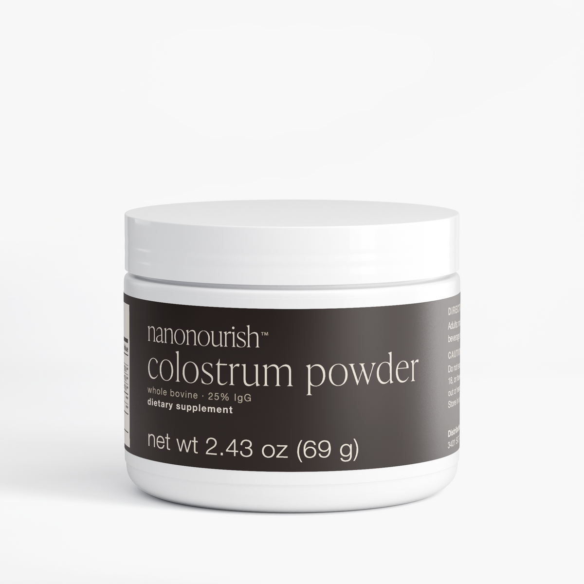 nanonourish™ colostrum powder, main product image