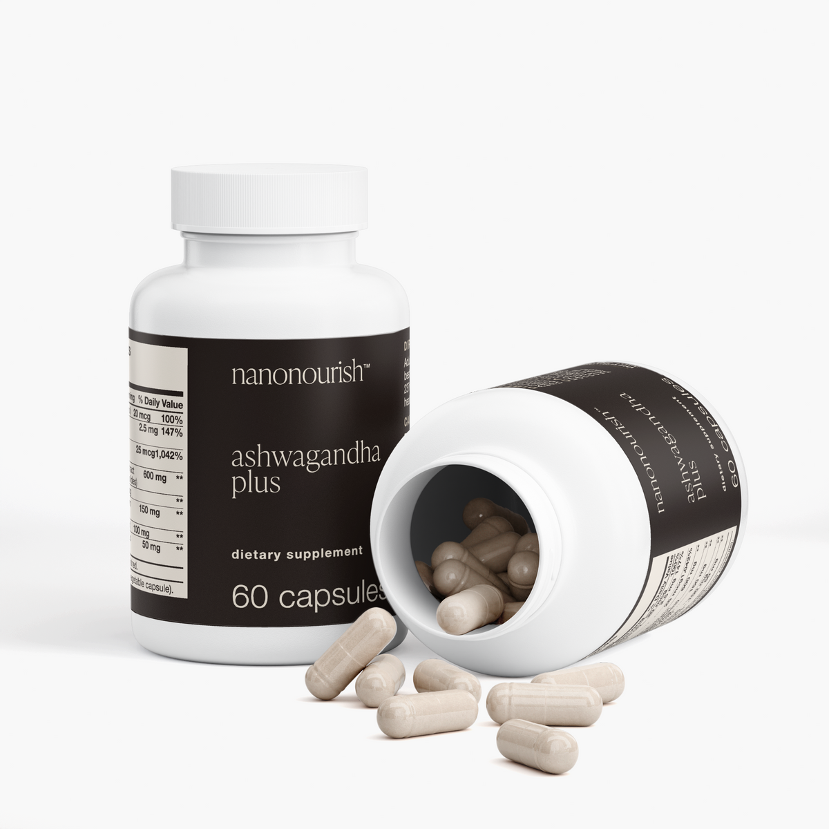 nanonourish™ ashwagandha plus, label view 3