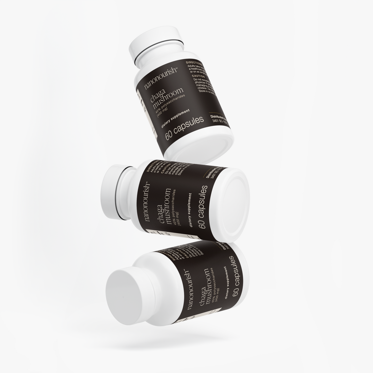 nanonourish™ chaga mushroom, label view 4