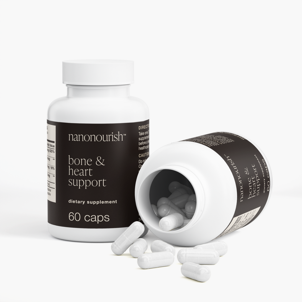 nanonourish™ bone & heart support, label view 3