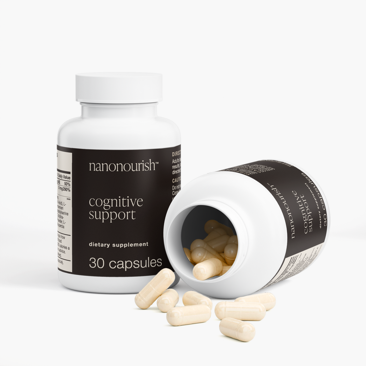 nanonourish™ cognitive support, label view 3