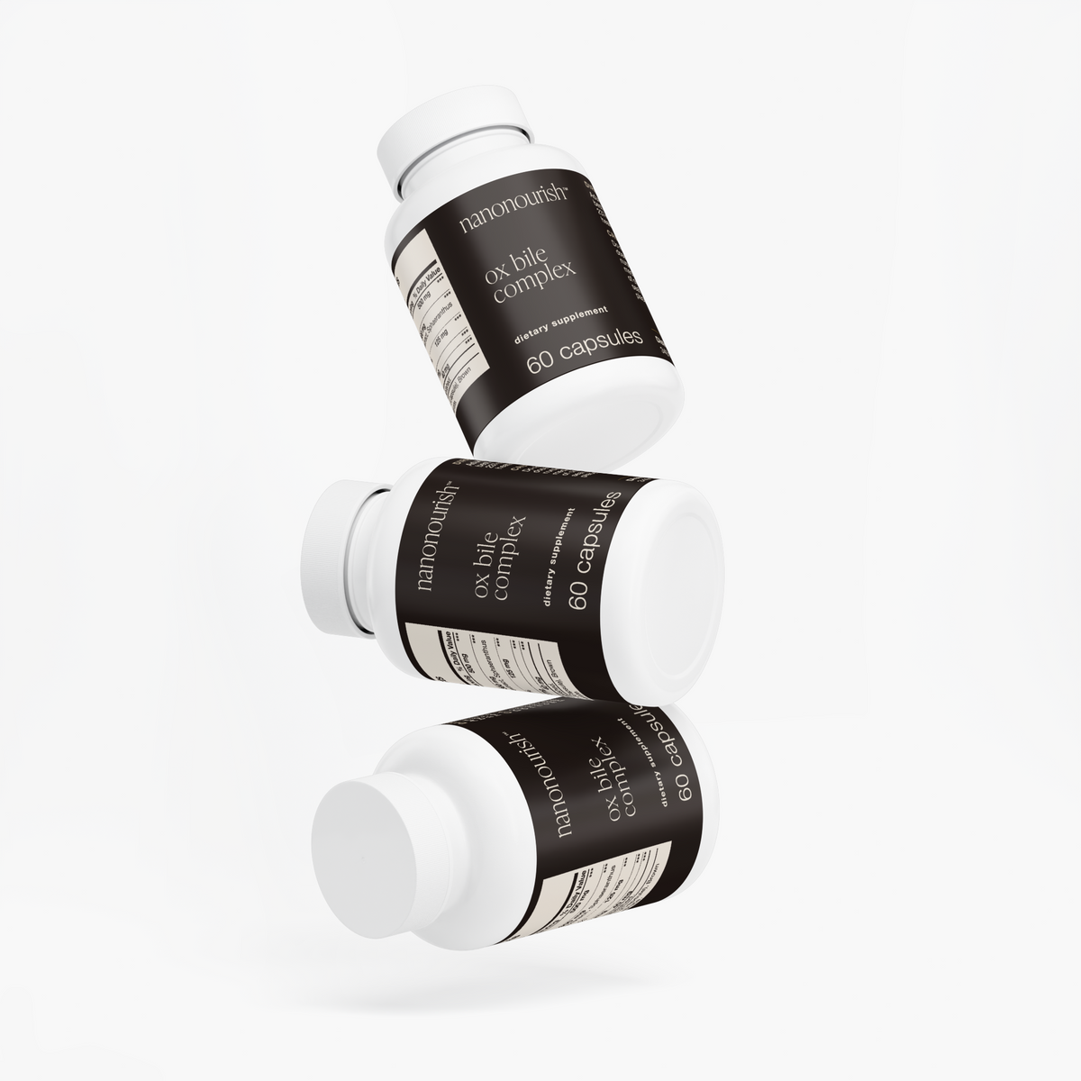 nanonourish™ ox bile complex, label view 4