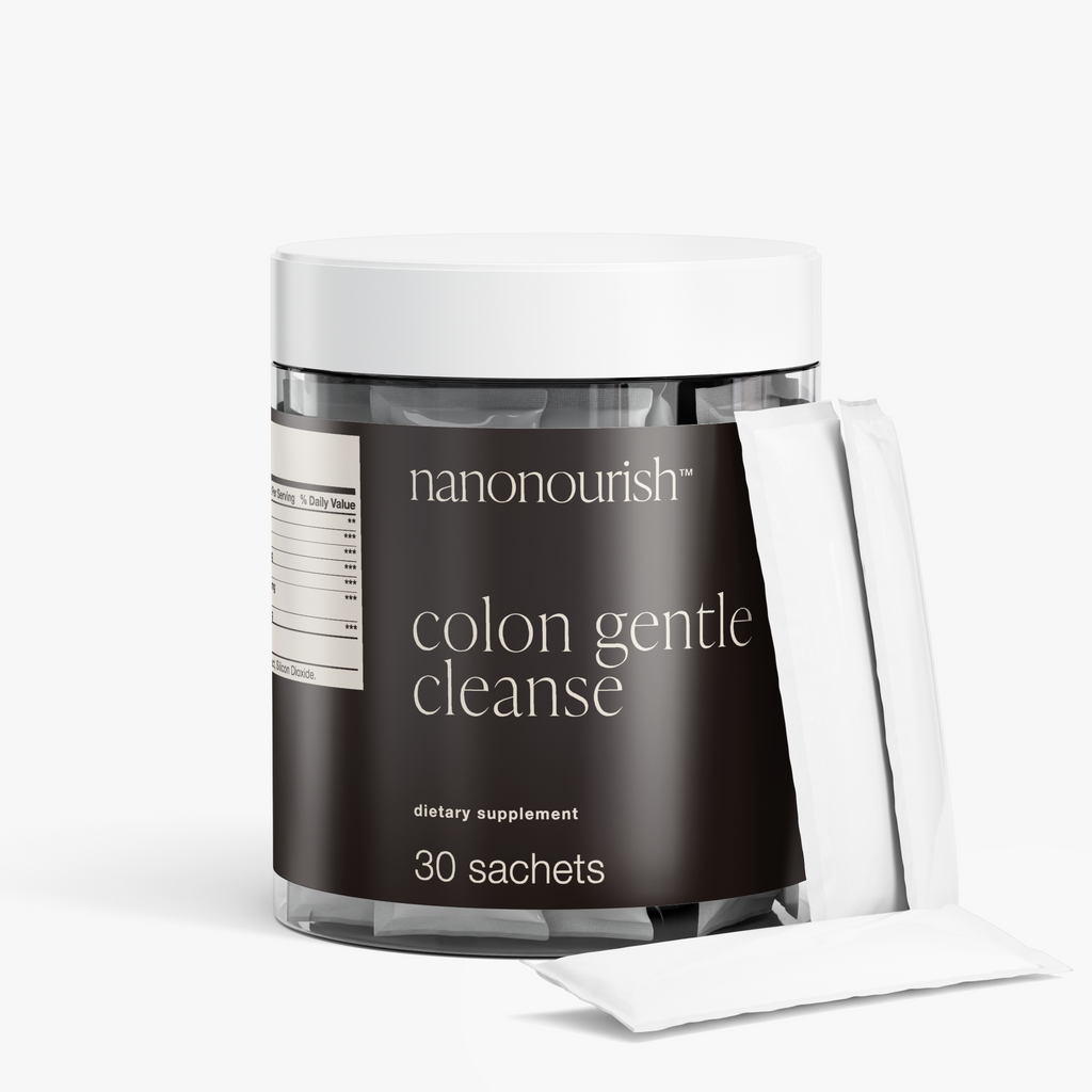 nanonourish™ colon gentle cleanse, label view 2