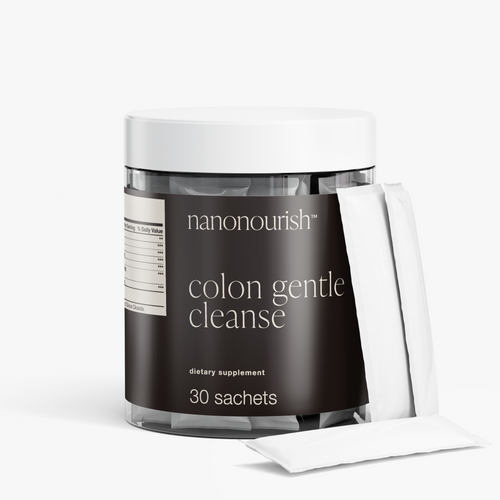 nanonourish™ colon gentle cleanse, label view 2