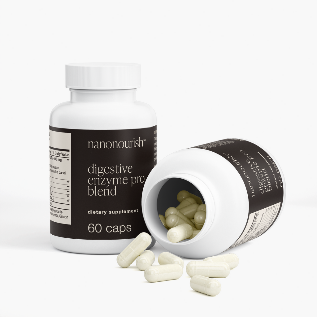 nanonourish™ digestive enzyme pro blend, label view 3