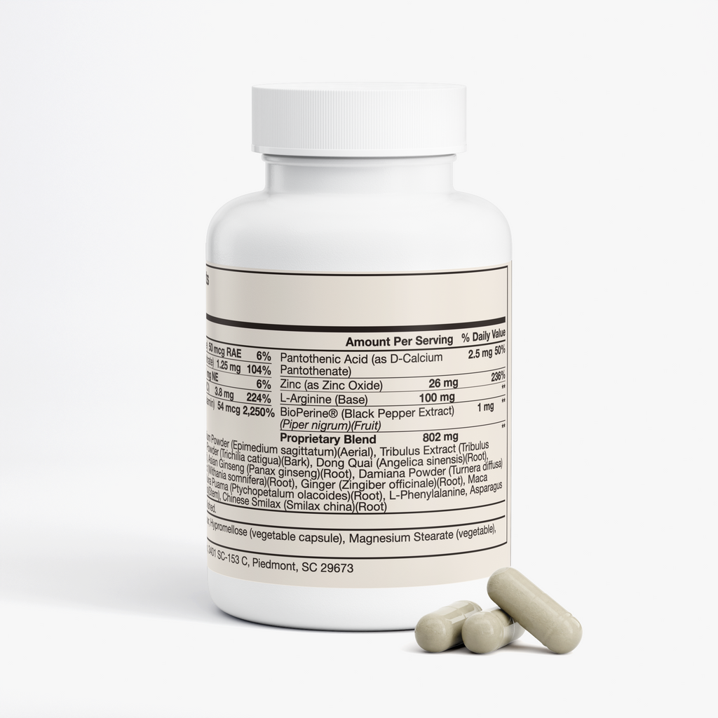 nanonourish™ female enhancement, label view 2