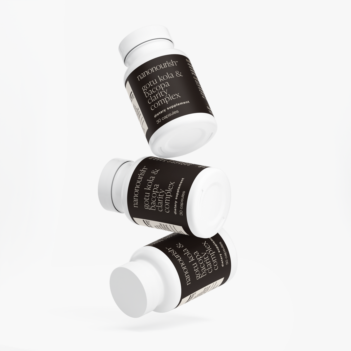 nanonourish™ gotu kola & bacopa clarity complex, label view 3