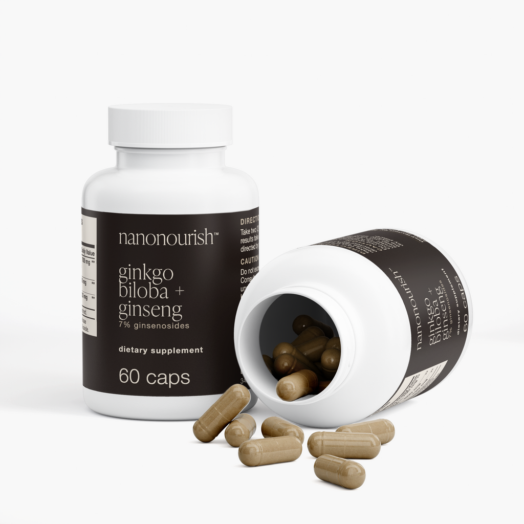 nanonourish™ ginkgo biloba + ginseng, label view 3