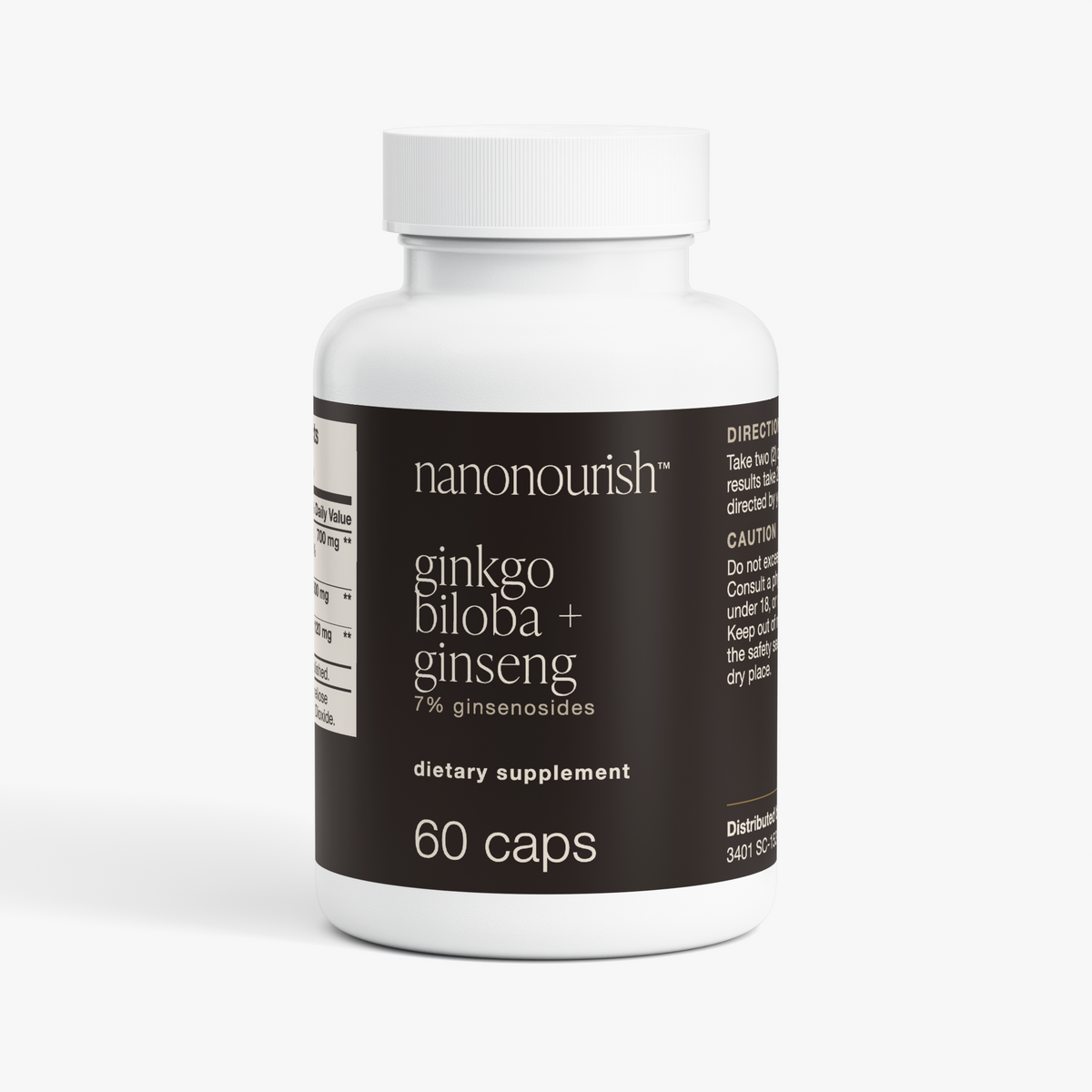 nanonourish™ ginkgo biloba + ginseng, main product image