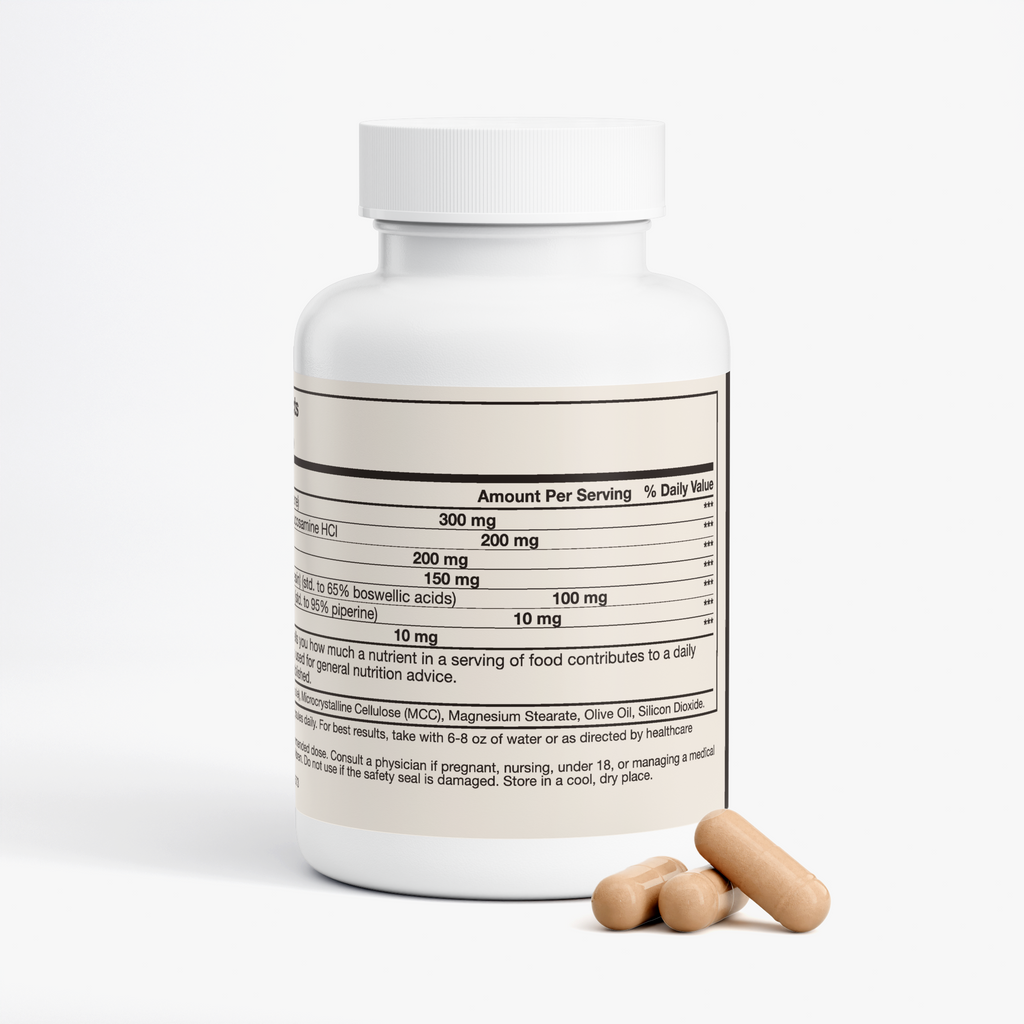 nanonourish™ joint support, label view 2