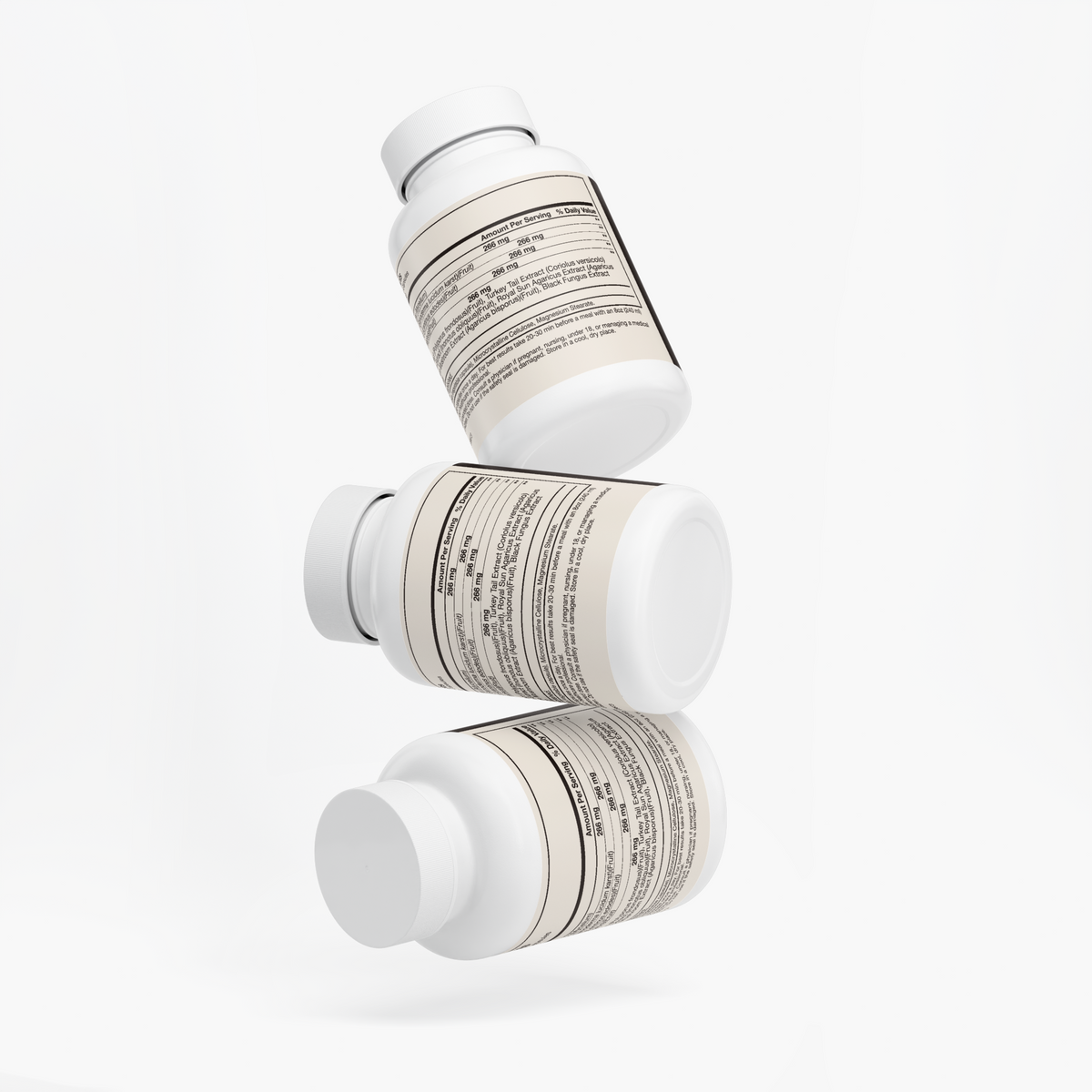 nanonourish™ mushroom complex 10 x, label view 4