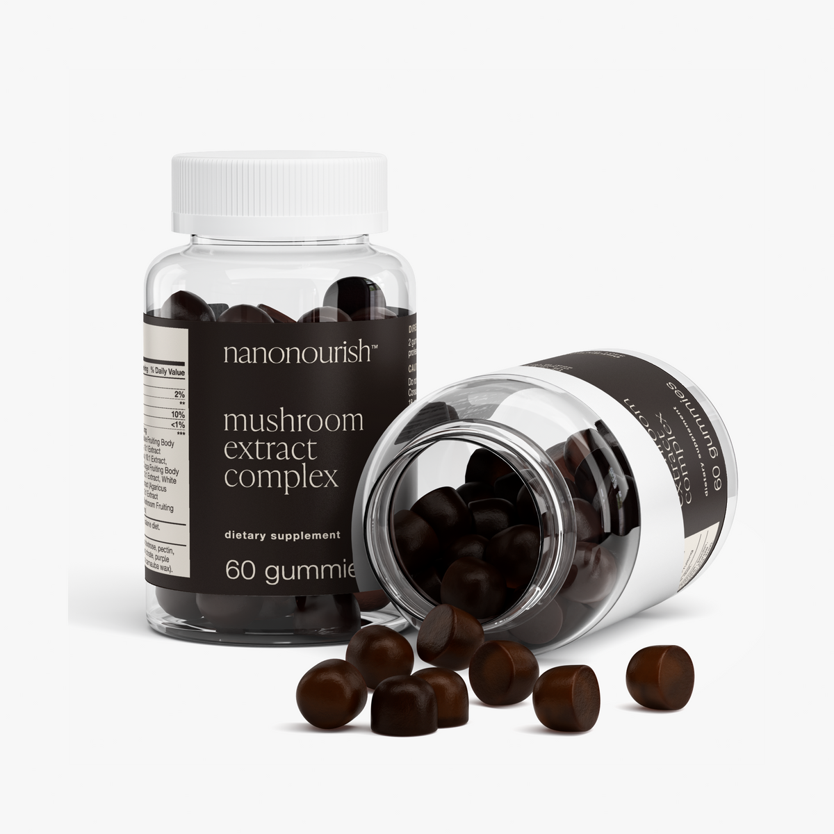 nanonourish™ mushroom extract complex, label view 3