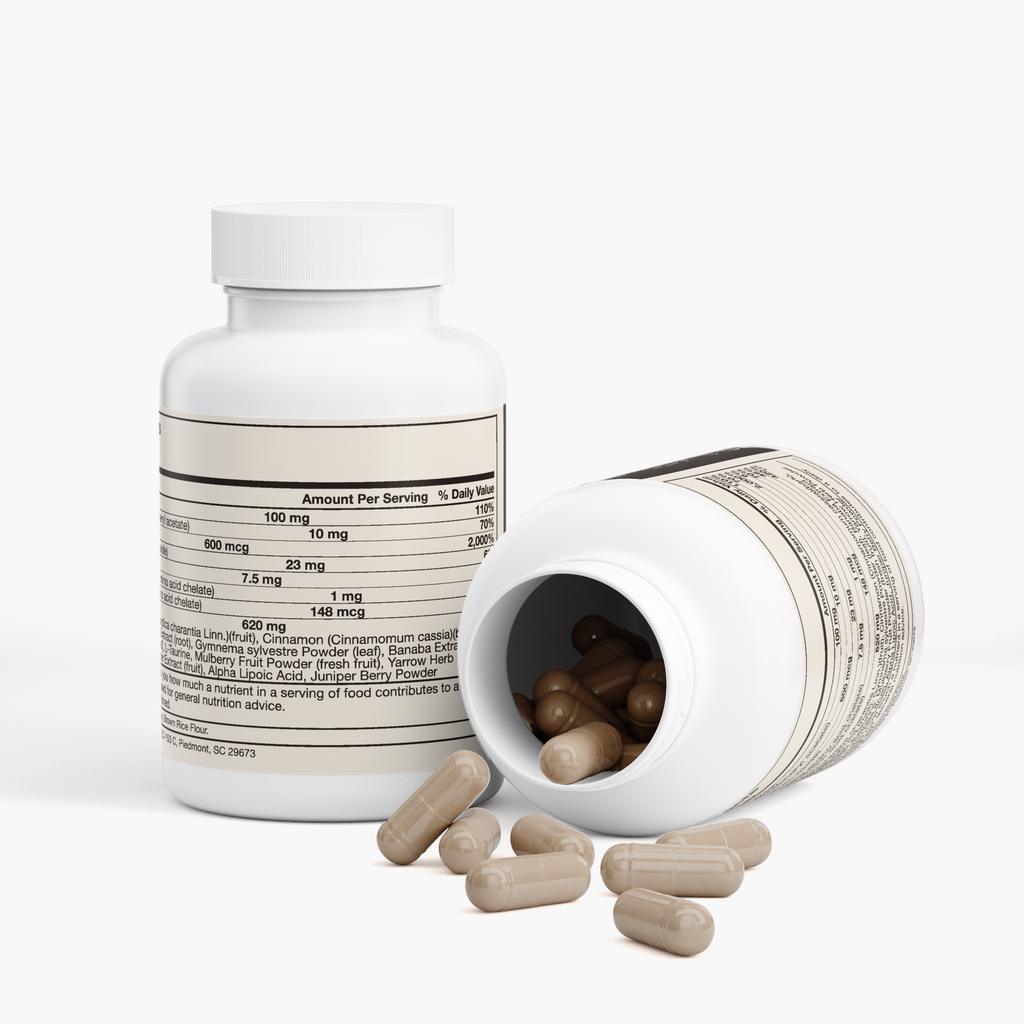 nanonourish™ normal blood sugar support, label view 3