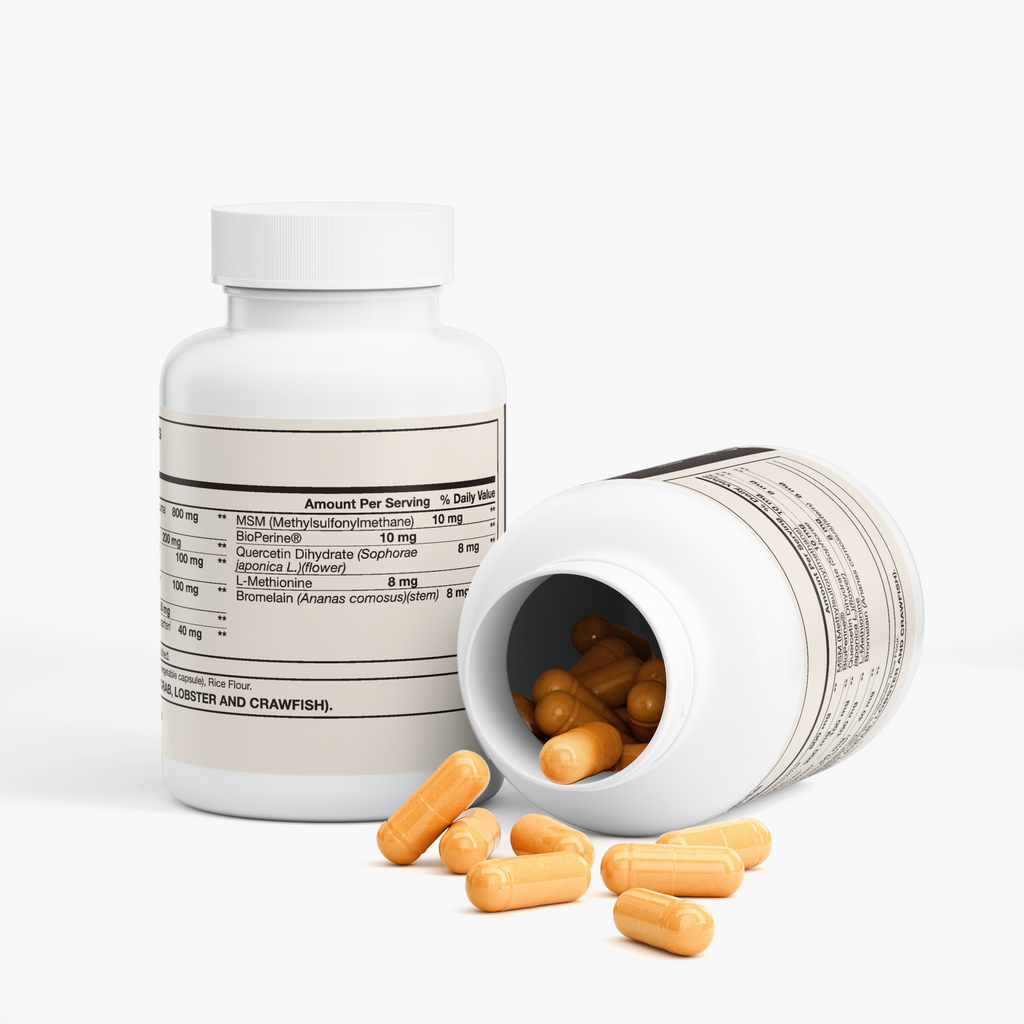 nanonourish™ platinum turmeric, label view 3