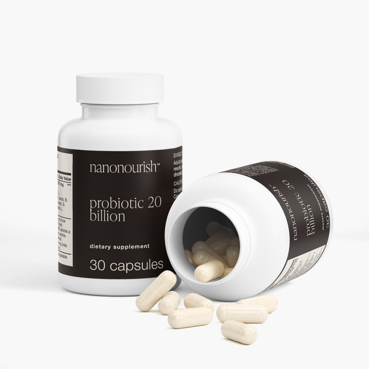 nanonourish™ probiotic 20 billion, label view 3