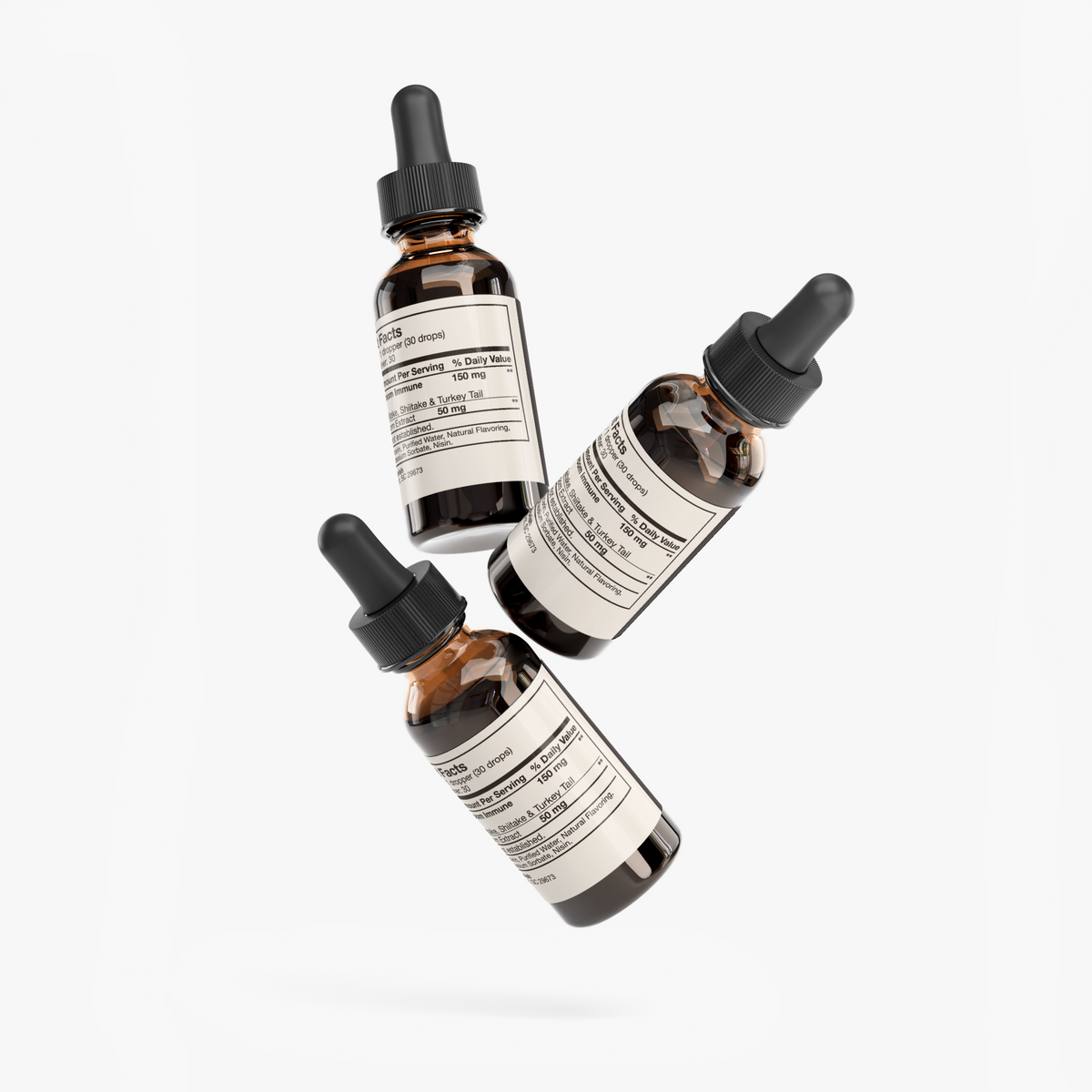 nanonourish™ adaptogen immunity drops, label view 4