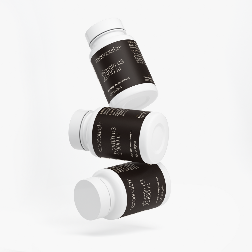 nanonourish™ vitamin d3 2,000 iu, label view 4