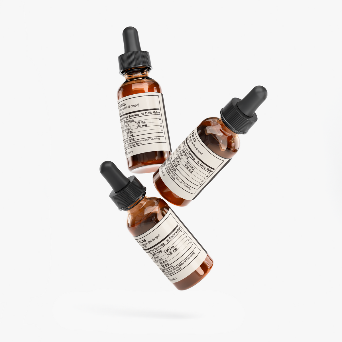 nanonourish™ mushroom energy & cognition drops, label view 4
