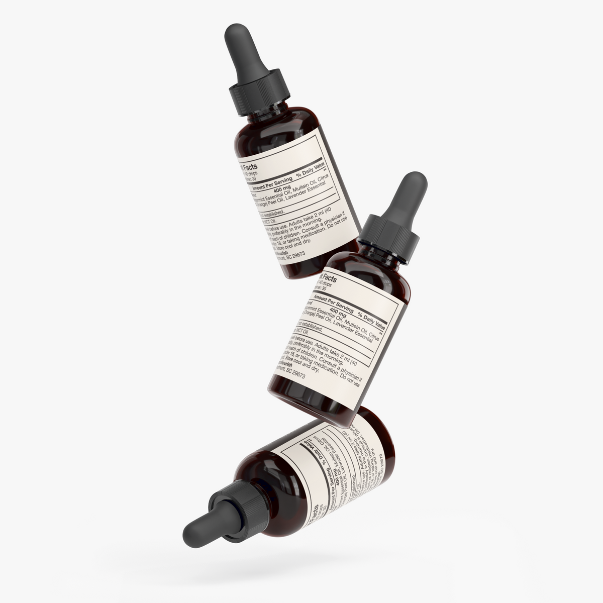 nanonourish™ respiratory & lung health drops, label view 4