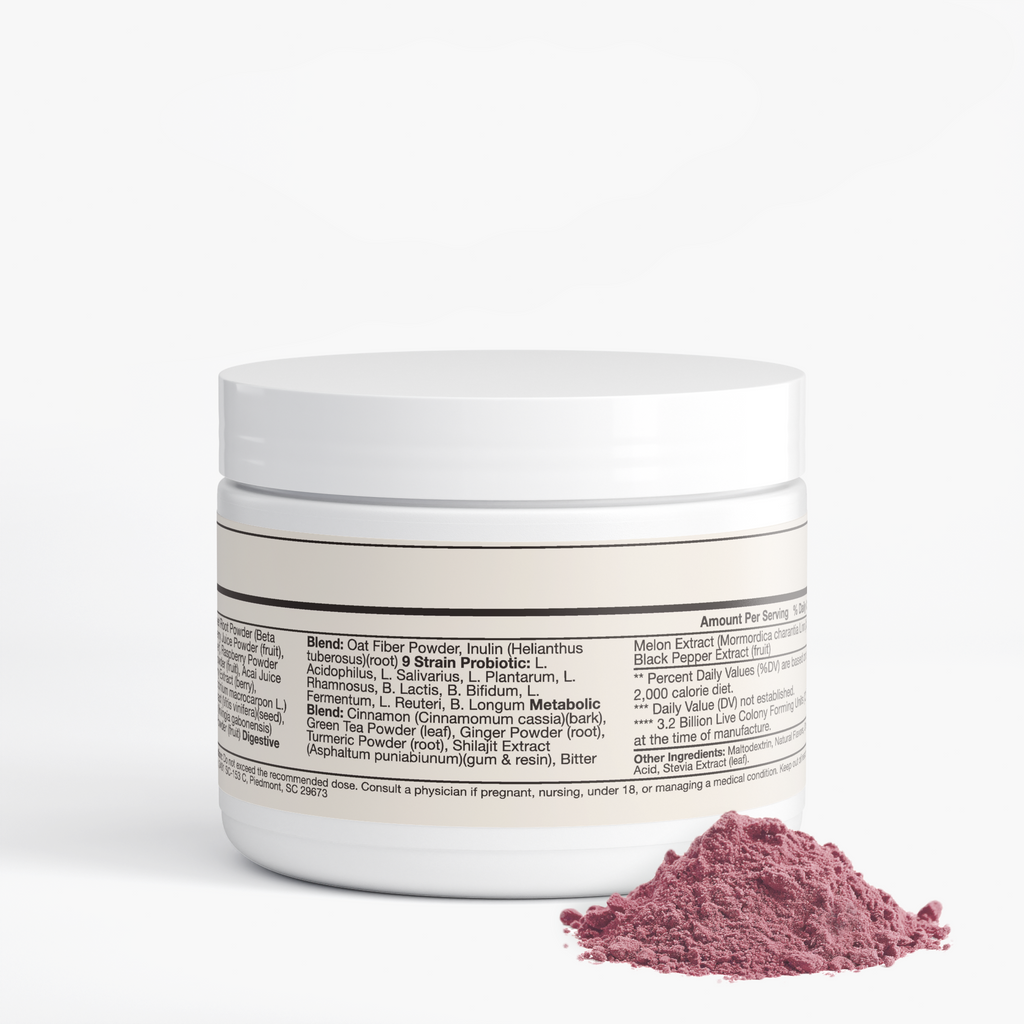 nanonourish™ reds superfood, label view 2
