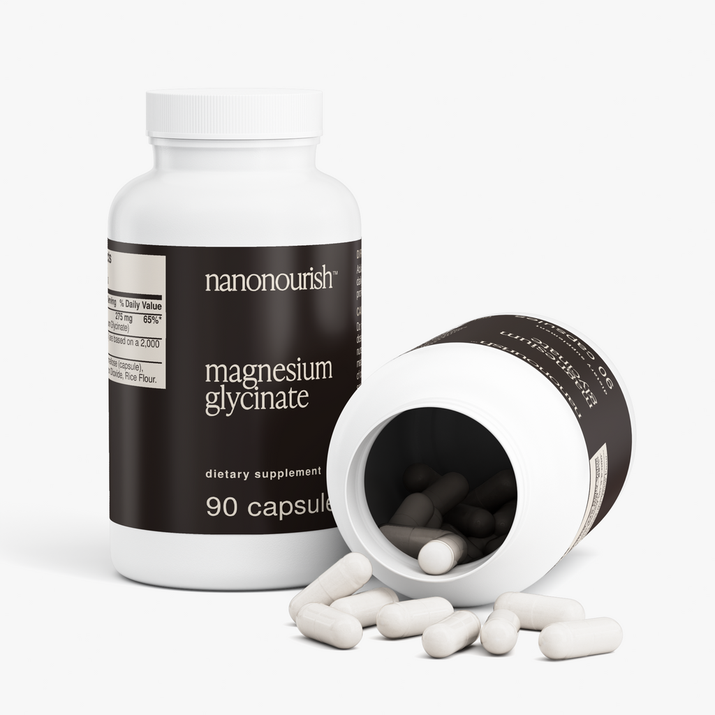 nanonourish™ magnesium glycinate, label view 2