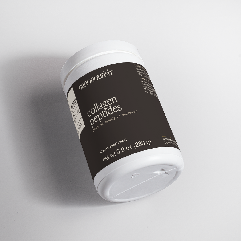 nanonourish™ collagen peptides, label view 2