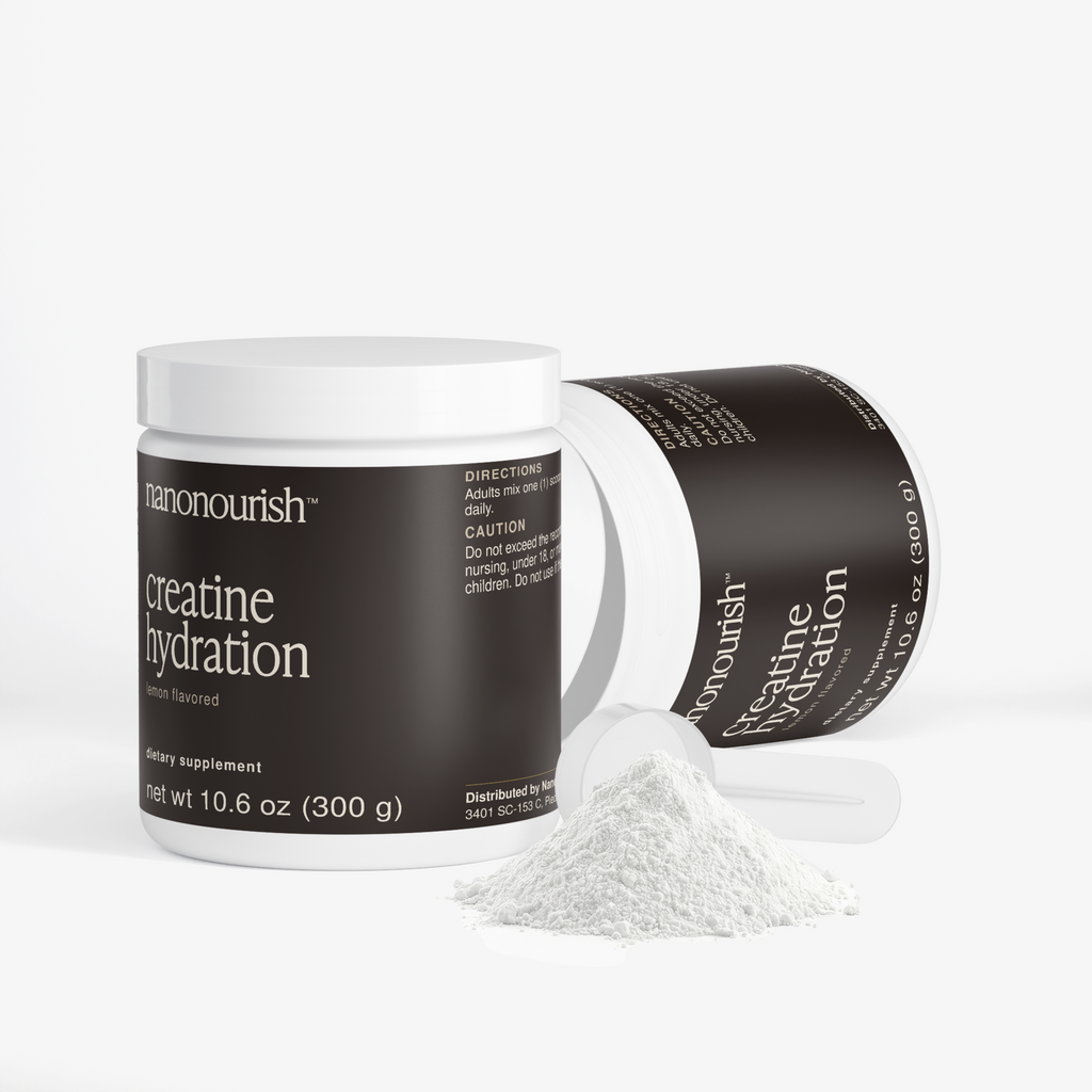 nanonourish™ creatine hydration, label view 2