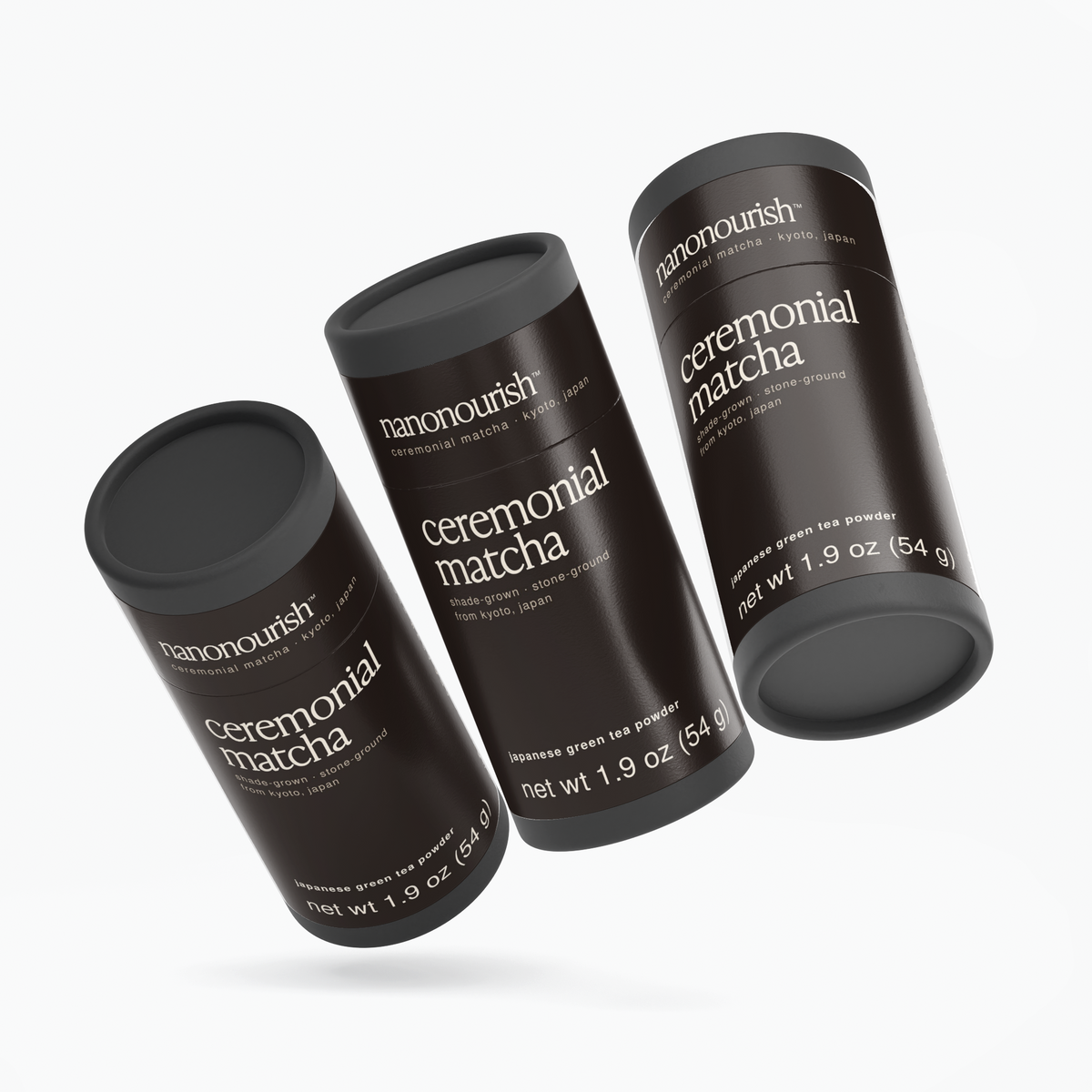 nanonourish™ ceremonial matcha, label view 3