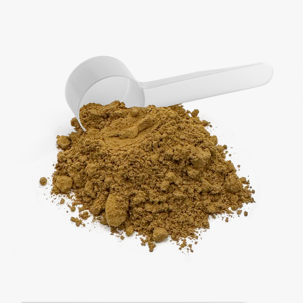 nanonourish™ mushroom coffee powder with scoop