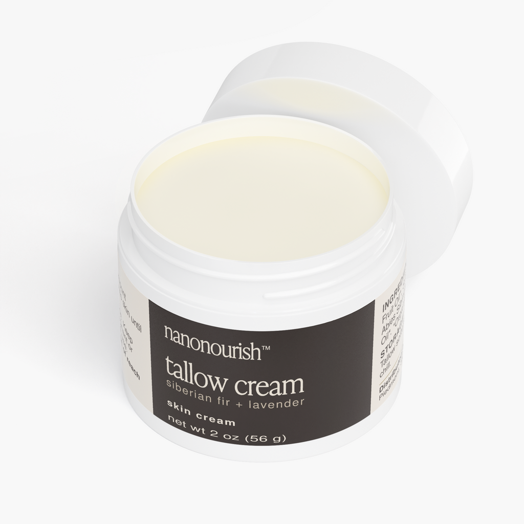 nanonourish™ tallow cream, label view 1