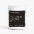 nanonourish™ ultra cleanse smoothie greens, front of the label