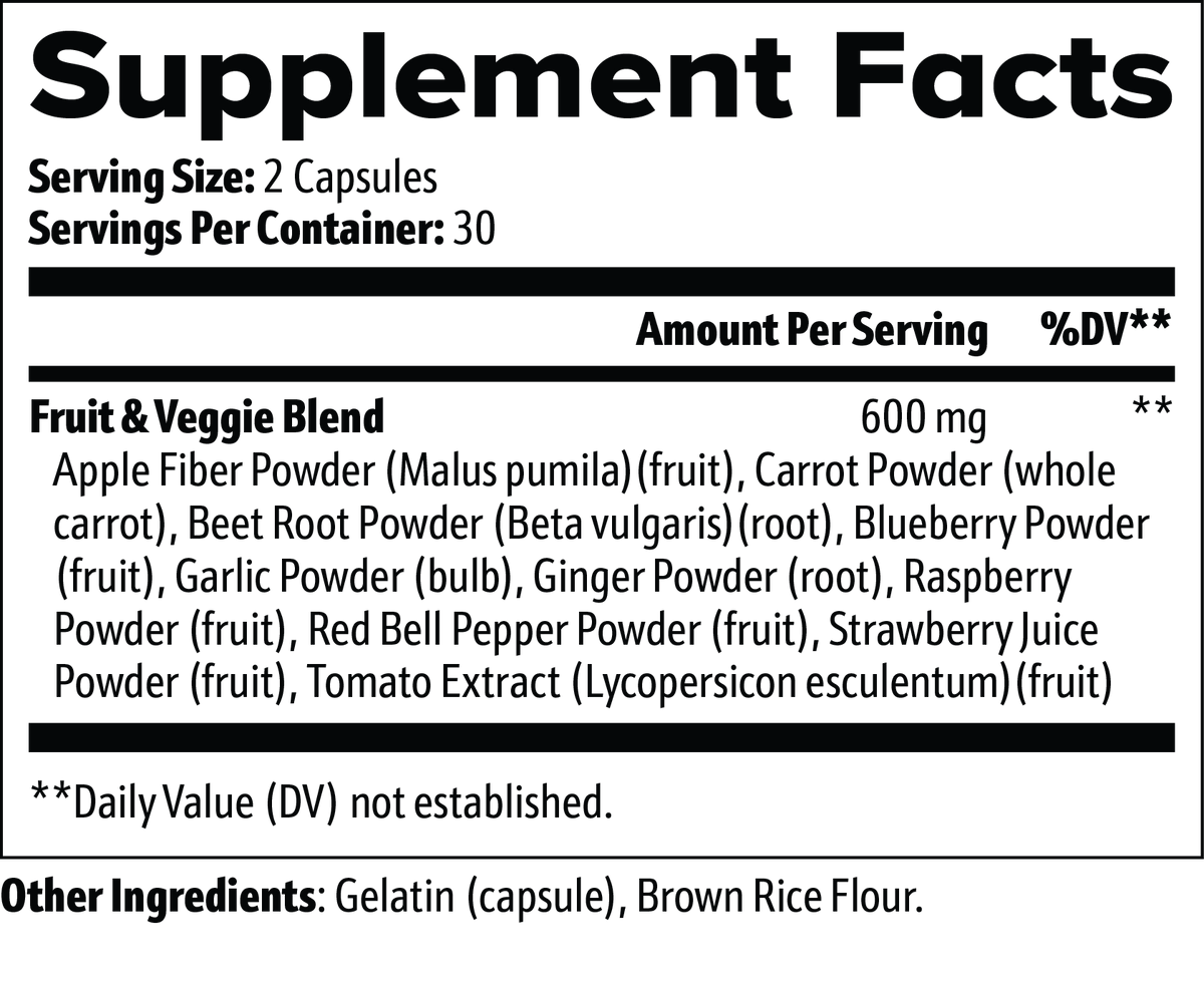 nanonourish™ fruits and veggies, product image