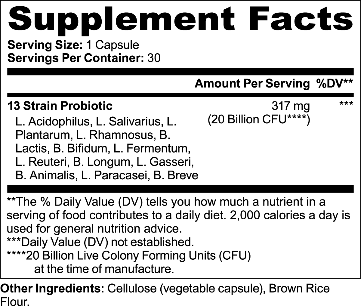 nanonourish™ probiotic 20 billion, product image