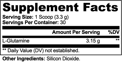 nanonourish™ l-glutamine, product image